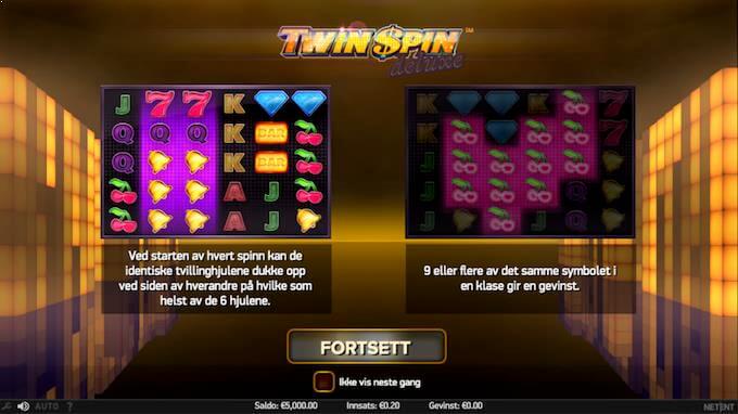 Twin Spin Deluxe funksjoner