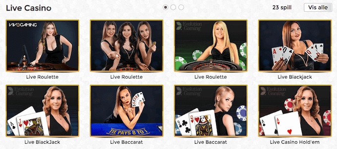 Live casino hos nettcasinoet Unique Casino Unique Casino live casino