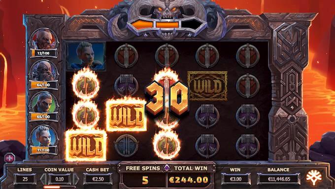 Vikings Go to Hell - Level 2 free spins