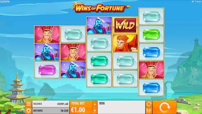 Wins of Fortune spillvisning