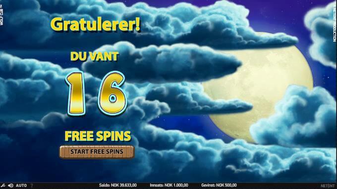 Wolf Cub free spins